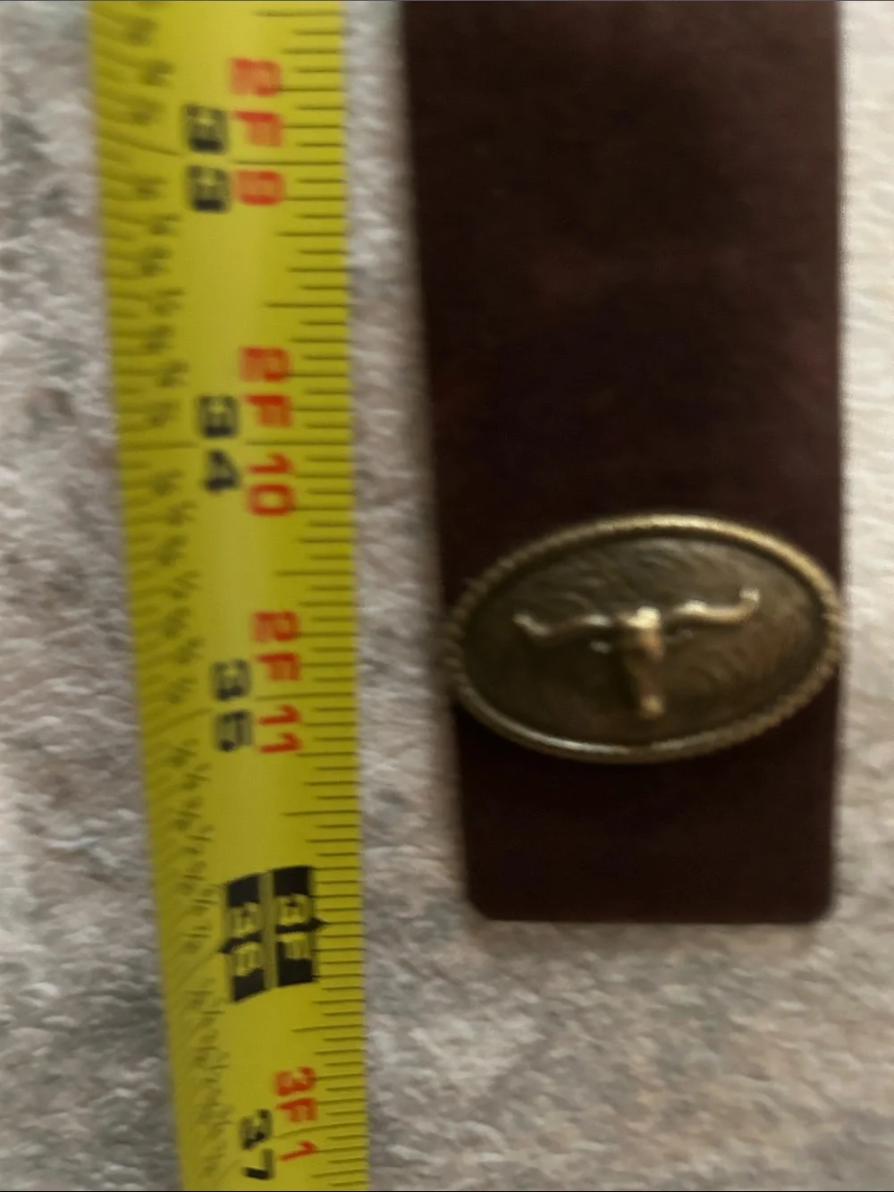 Brown Decorative Belts  with Ornate Brass Buckles - Never used.